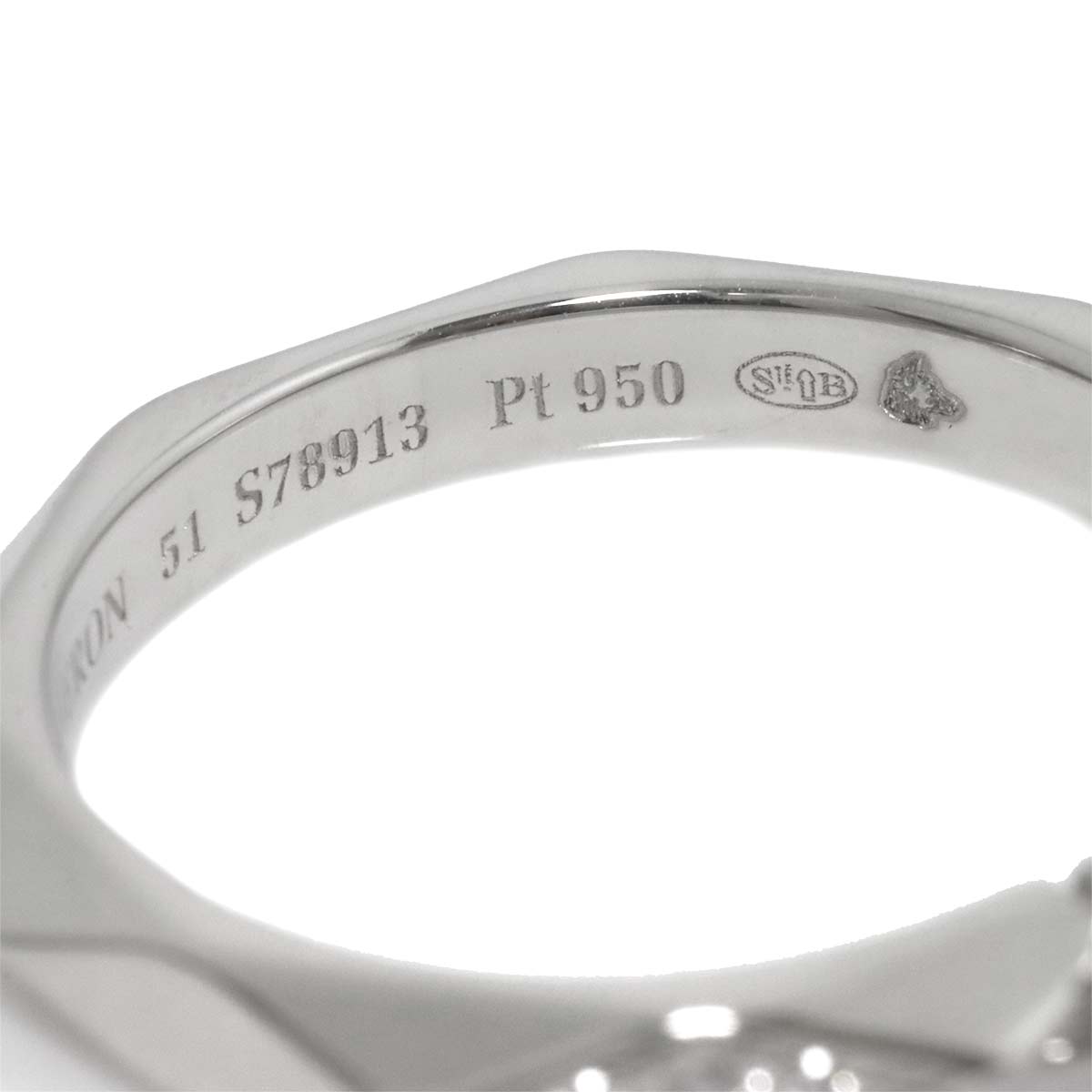 Facet Diamond 0.30ct D/IF/3EX Ring Platinum 5.25-5.5(US)
