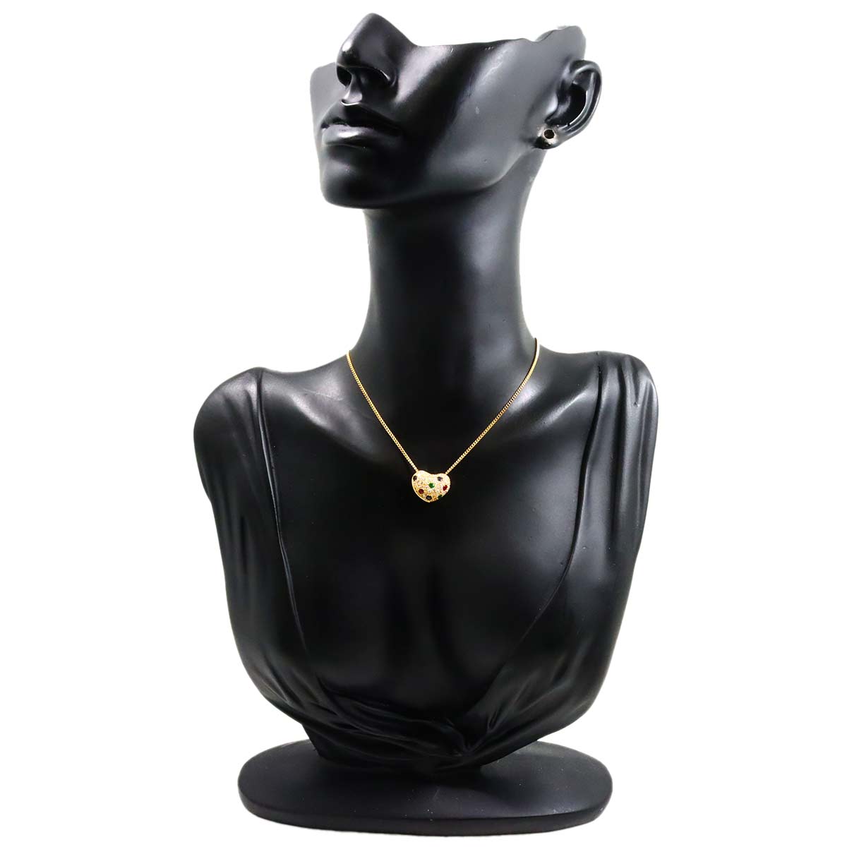 Diamond 0.41ct Multi stone 0.47ct Necklace 18K YG 750