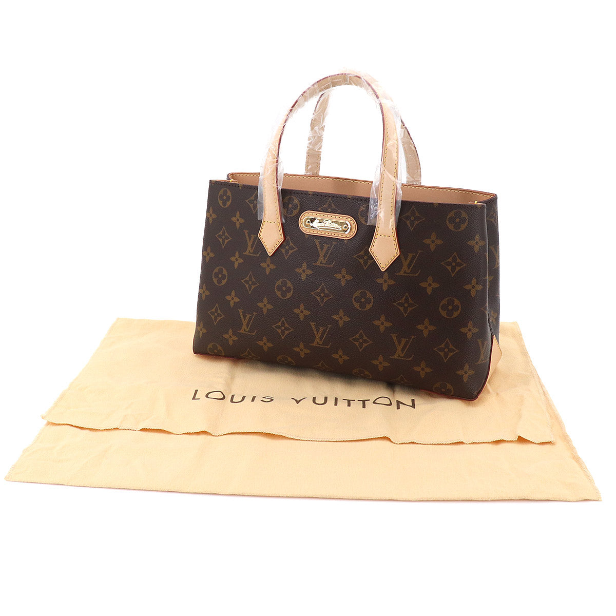 Monogram Wilsher PM Hand Bag Brown M45643 Purse