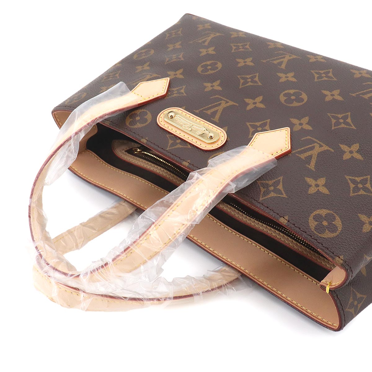 Monogram Wilsher PM Hand Bag Brown M45643 Purse