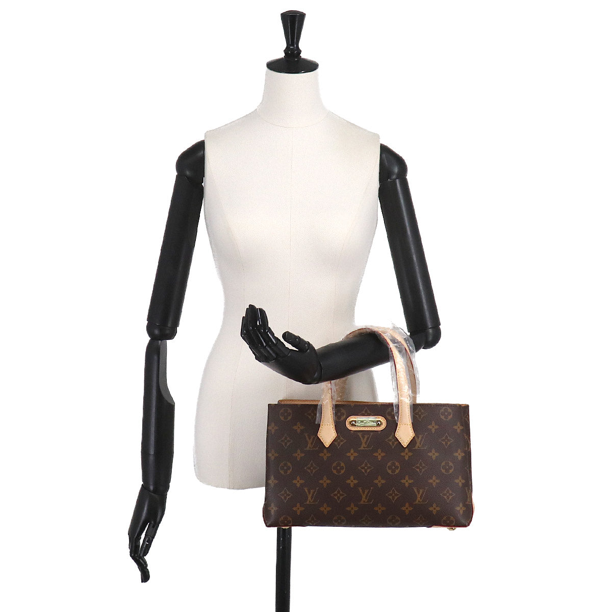 Monogram Wilsher PM Hand Bag Brown M45643 Purse