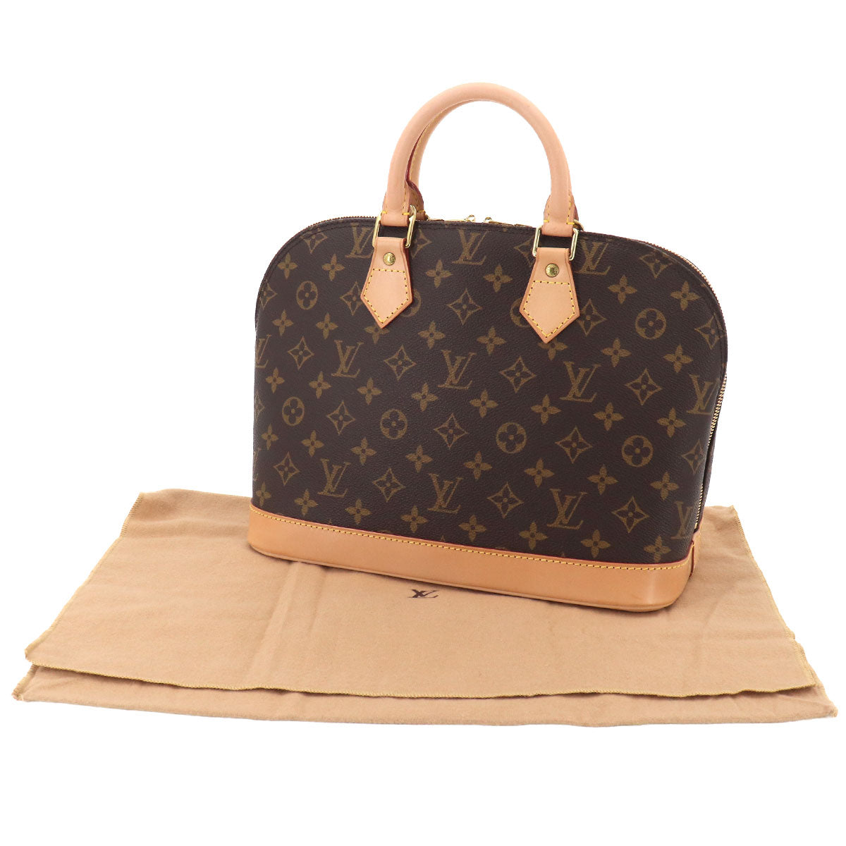 Monogram Alma Hand Bag Brown M51130 Purse