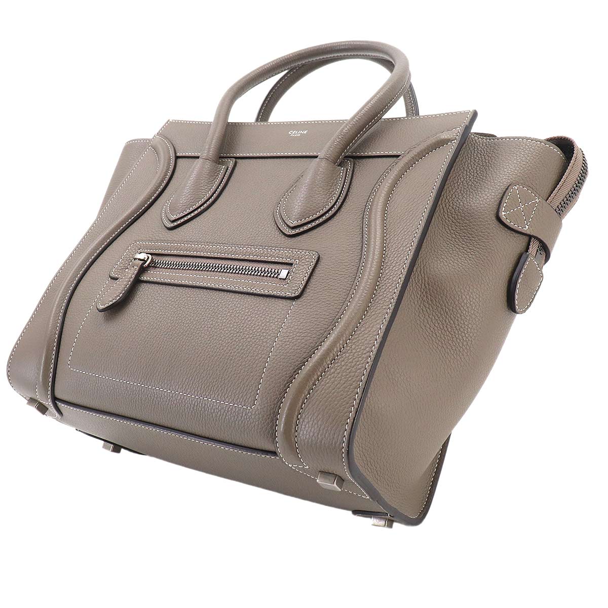 Luggage Micro Shopper Hand Bag Leather Souris 189793 Purse