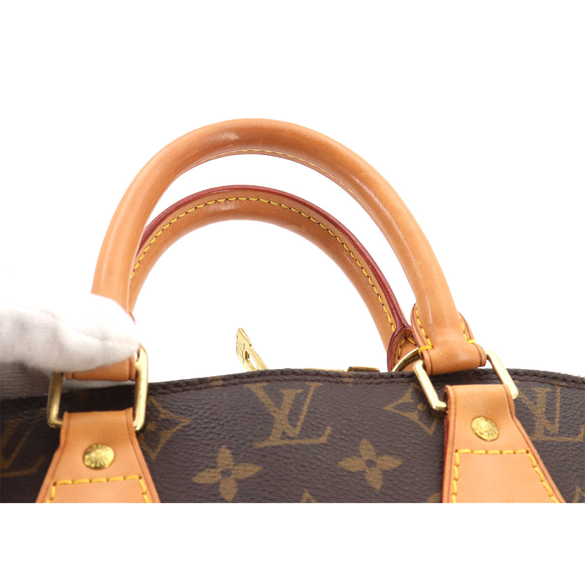 Monogram Alma Hand Bag Brown M51130 Purse
