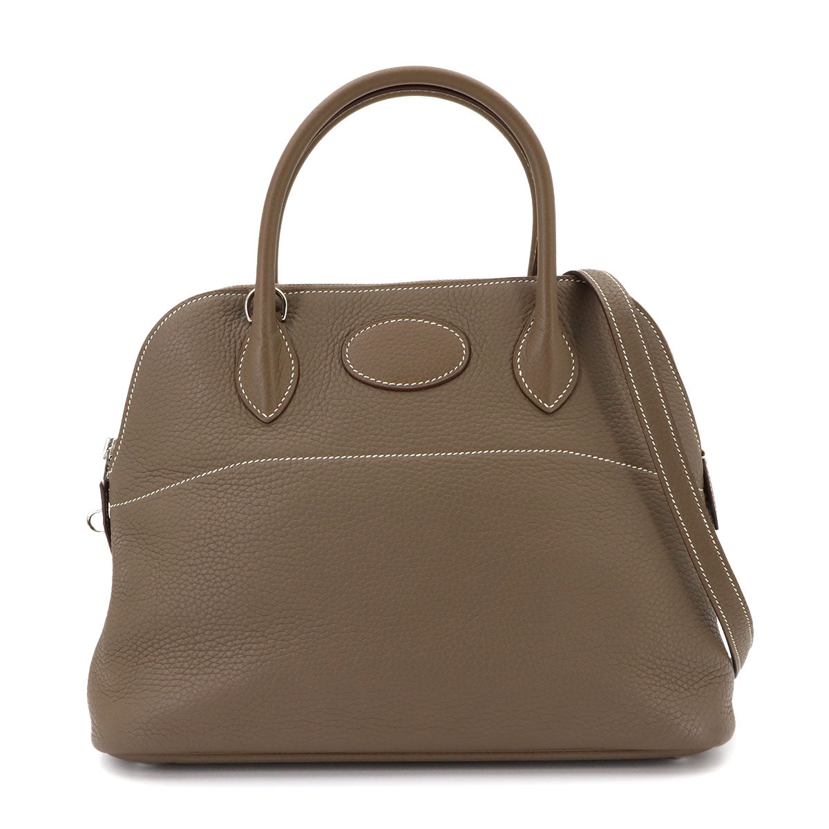 Bolide 31 2way Hand Shoulder Bag Taurillon Clemence Etoupe