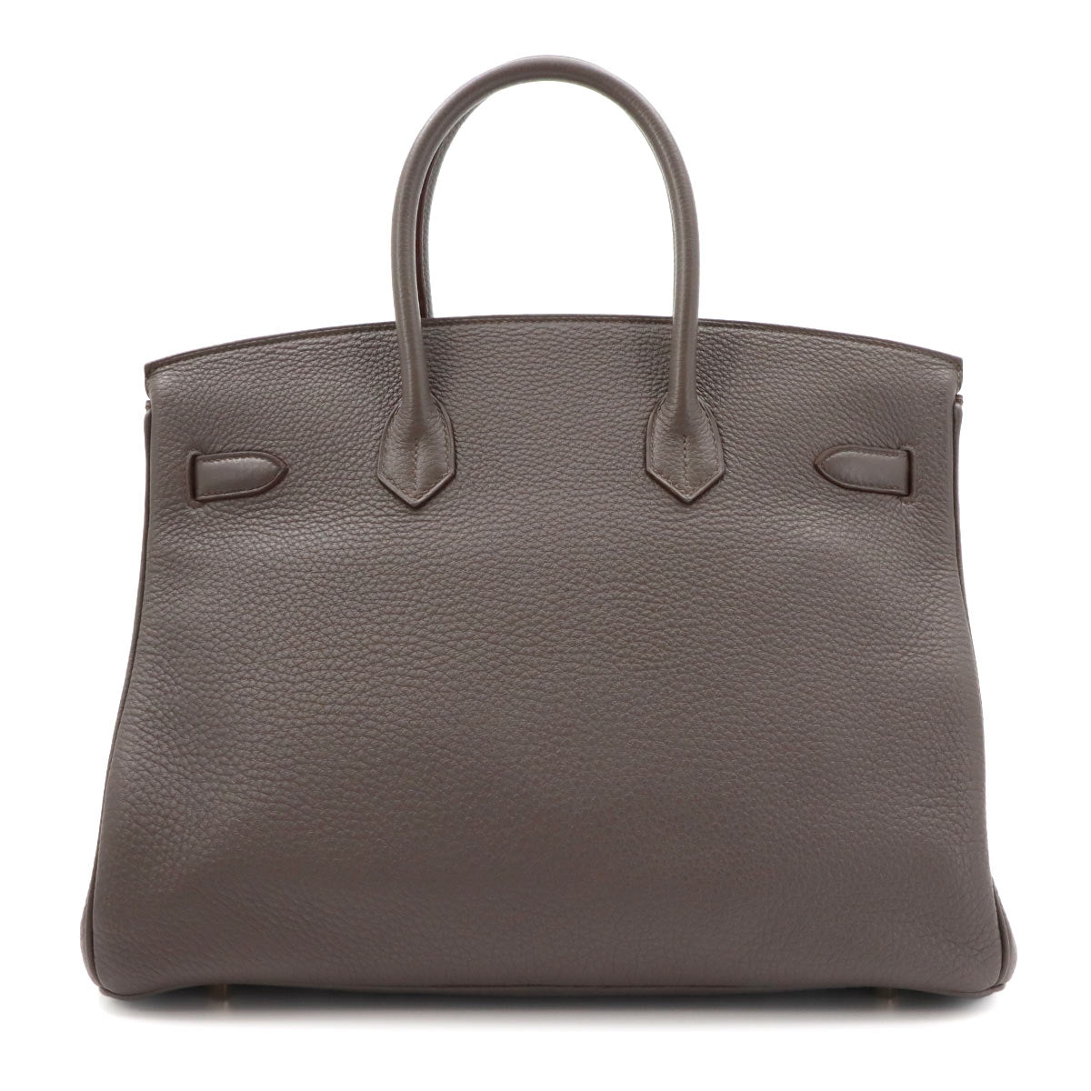 Birkin 35 Togo Etain Hand Bag Gray Purse