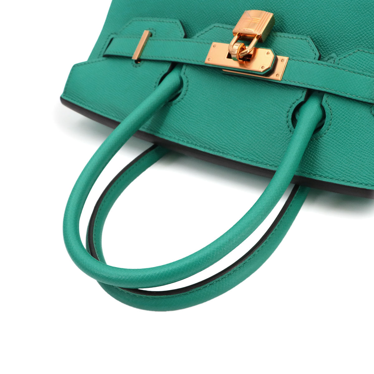 Birkin 30 Veau Epsom Bleu Paon Hand Bag Purse