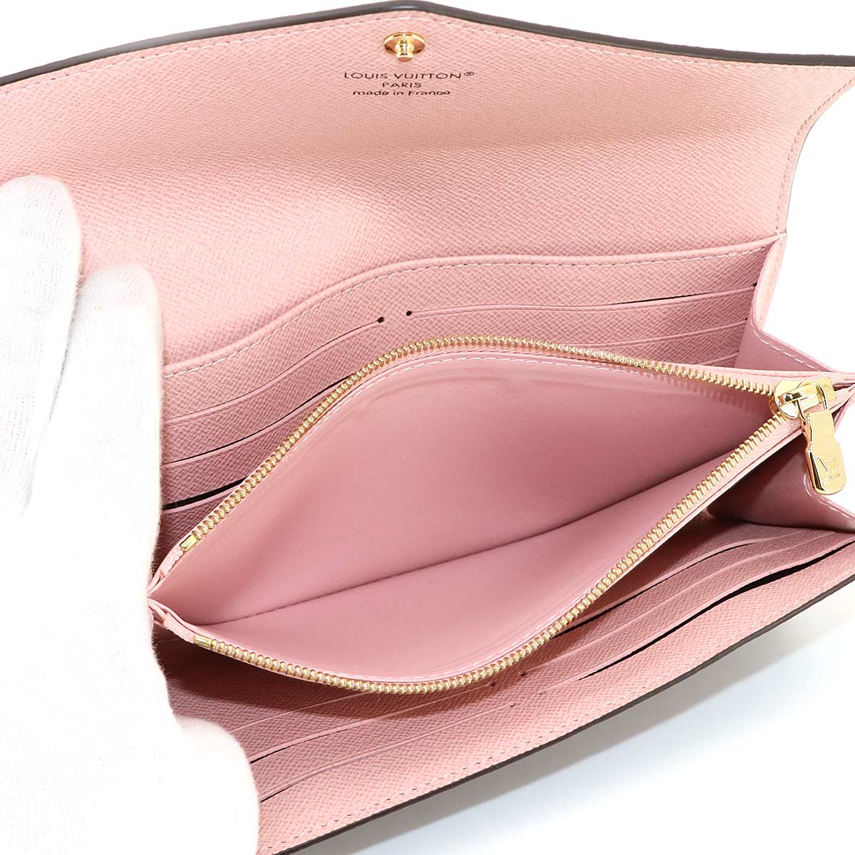 Monogram Sarah Wallet Rose Ballerine M62235 Purse