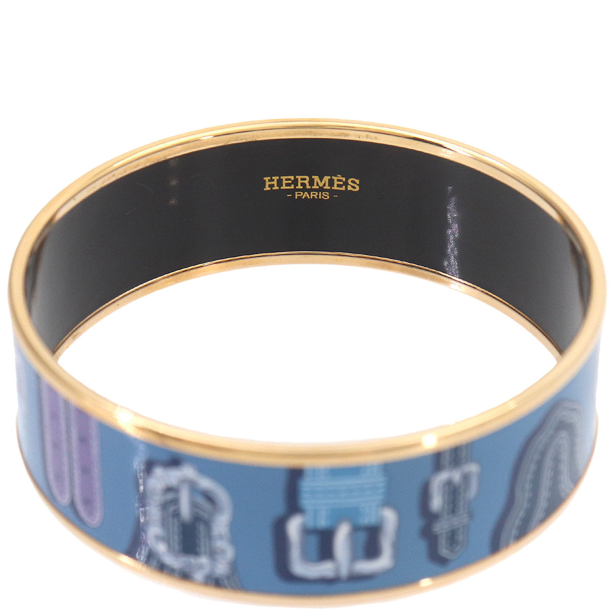 Email GM Bracelet Bangle Blue Multicolor Gold Accessory
