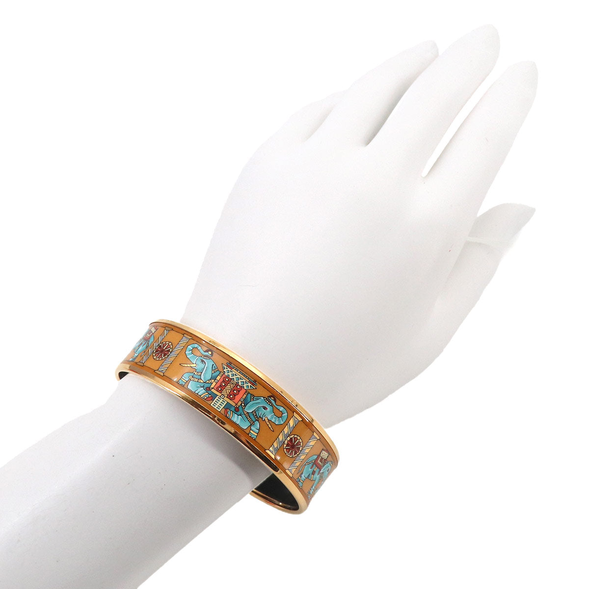 Email GM Bracelet Bangle Multicolor Gold Elephant Accessory
