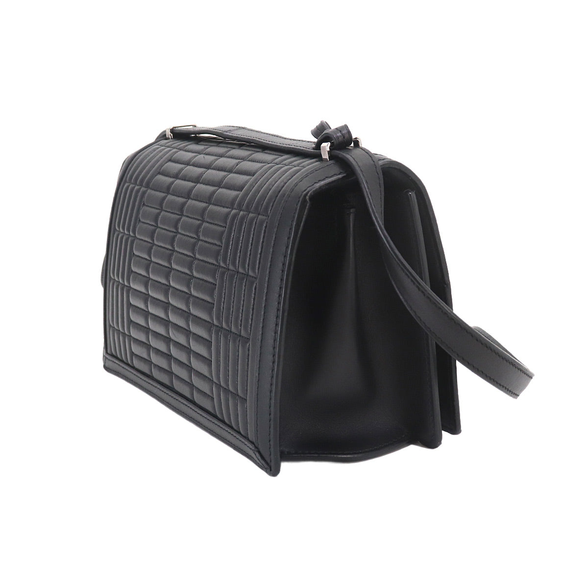 Barcelona Shoulder Bag Leather Black Purse