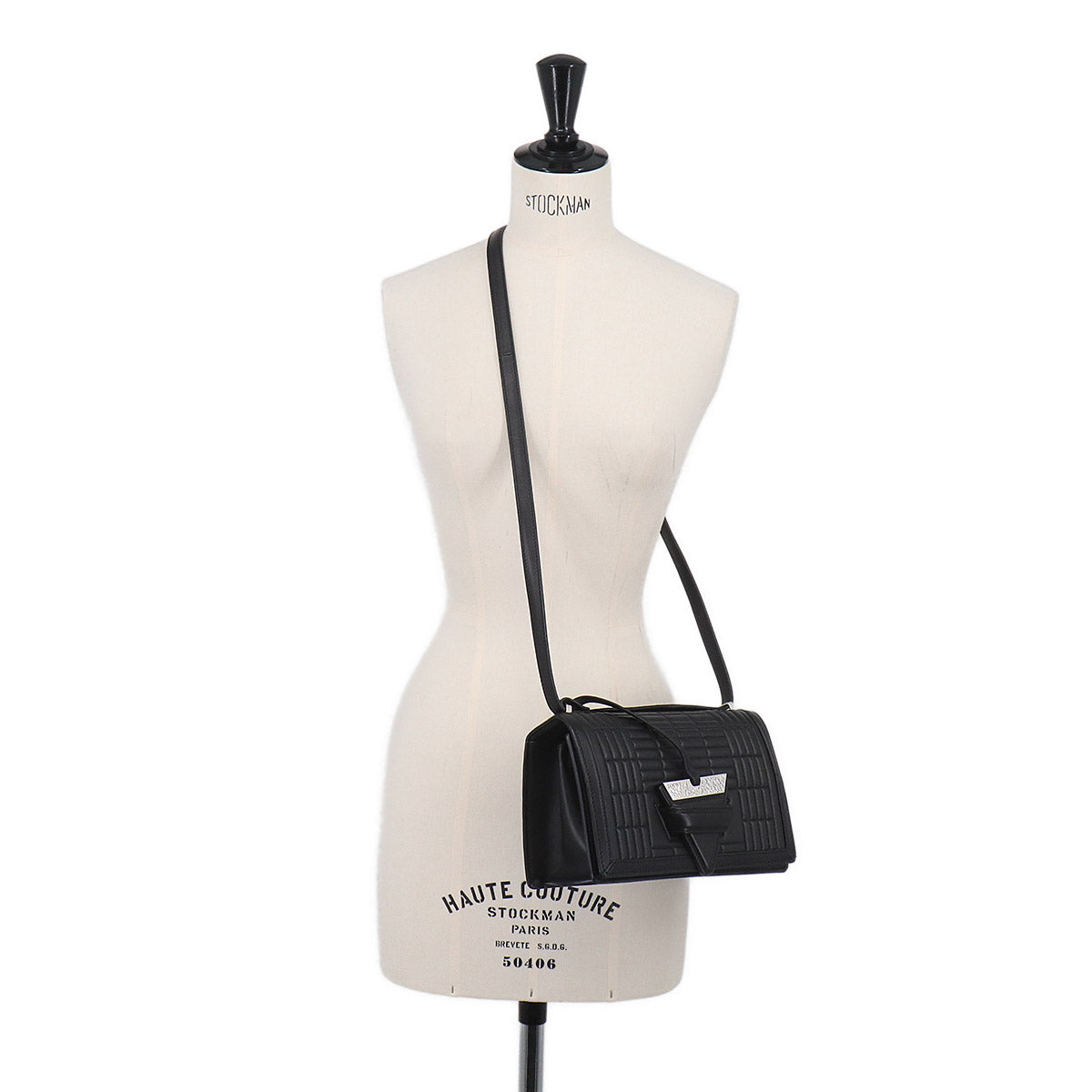 Barcelona Shoulder Bag Leather Black Purse