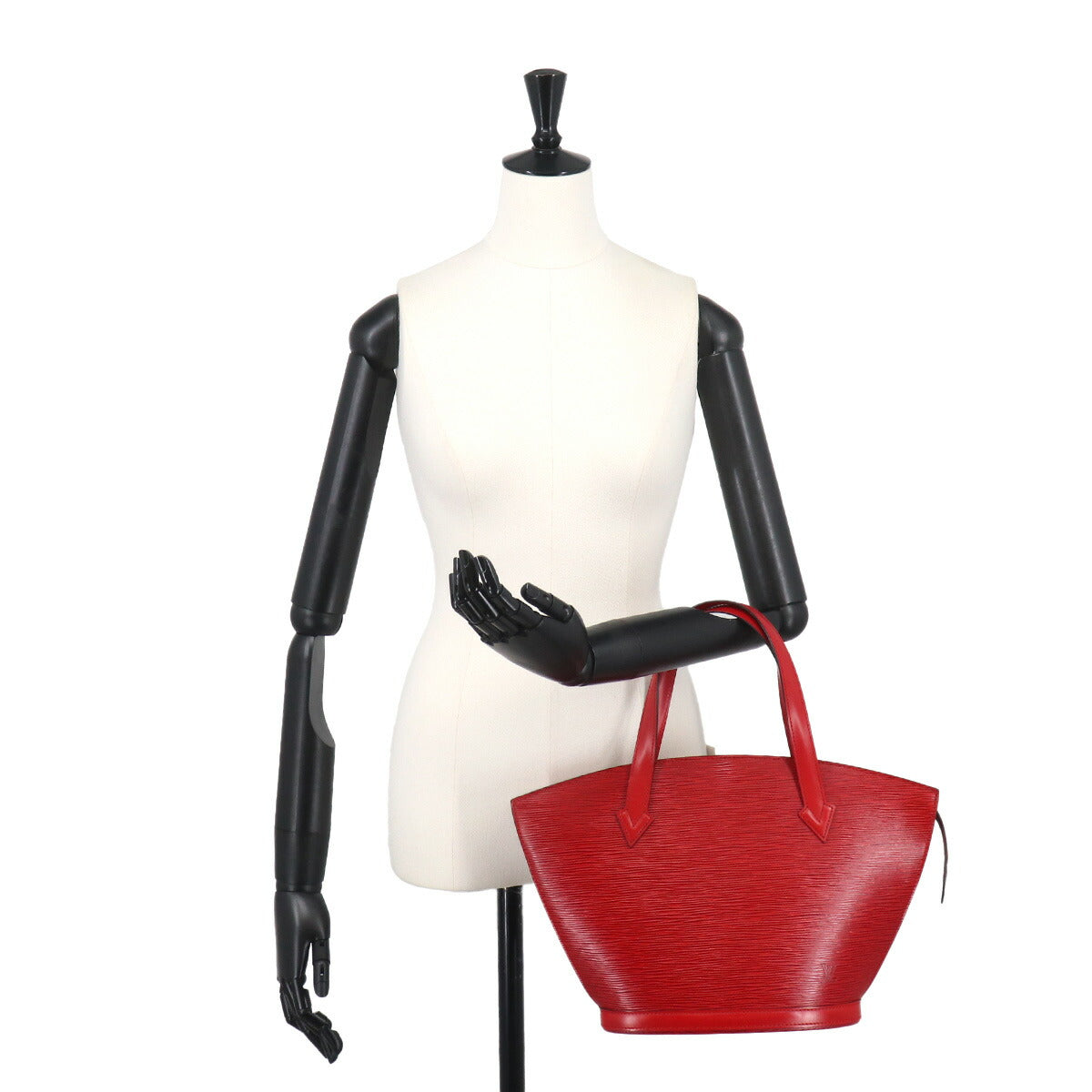 Epi Sunjack Tote Bag Leather Castilian Red M52277 Purse
