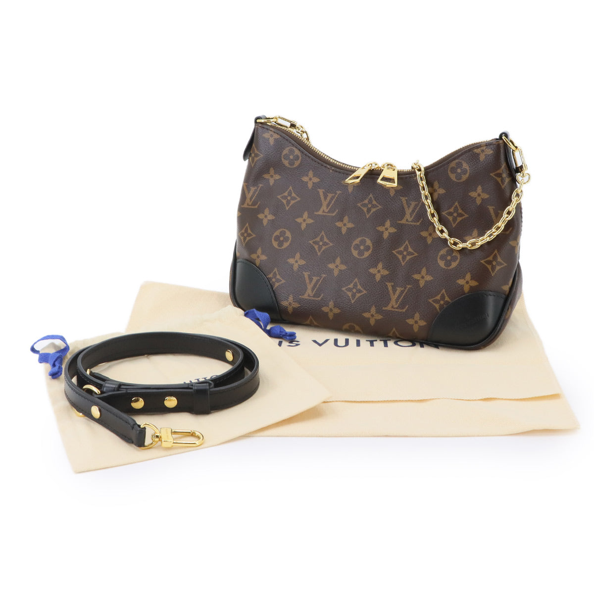 Monogram Boulogne PM 2way Shoulder Bag Black M45832