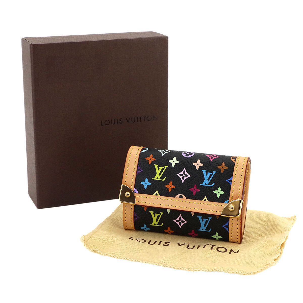 Monogram Multi Color Porte Monnaie Plat Coin Purse M92656