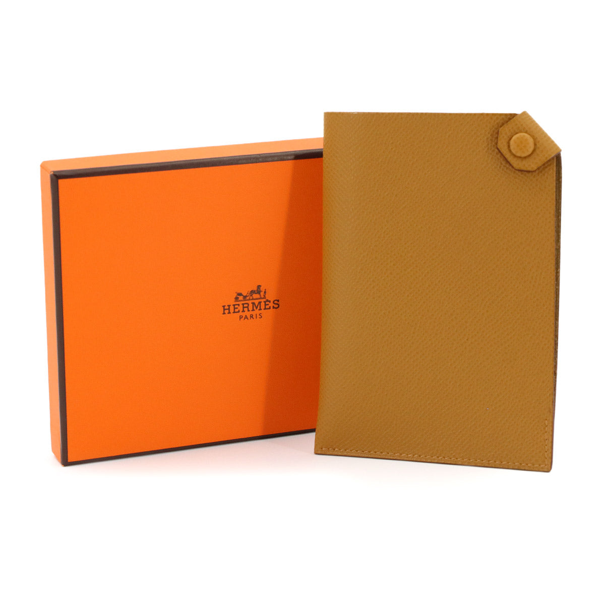 Tarmac PM Passport Case Veau Epsom Natural Sable