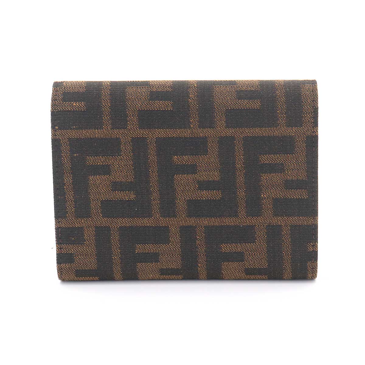 Zucca Wallet Canvas Leather Brown 8M0023