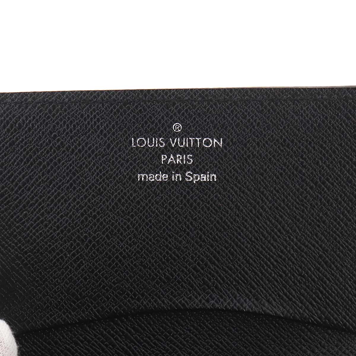 Taiga Enveloppe Carte De Visite Card case Ardoise M30922