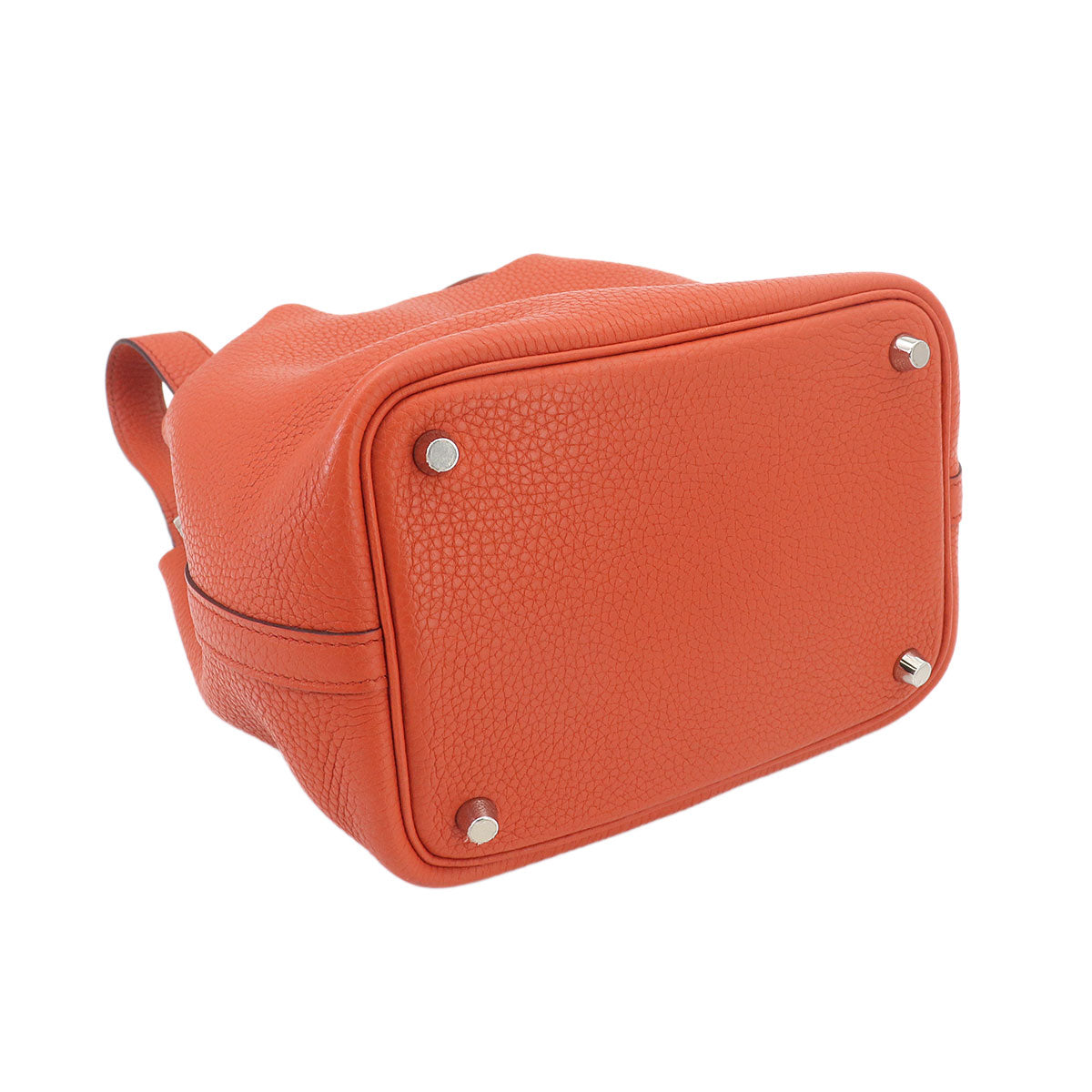 Picotin Lock PM Hand Bag Taurillon Clemence Terre Battue Purse