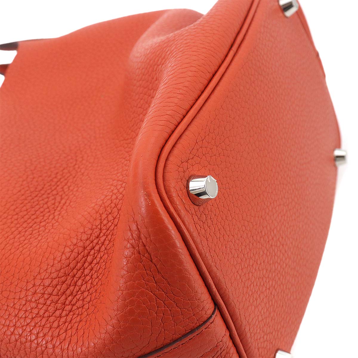 Picotin Lock PM Hand Bag Taurillon Clemence Terre Battue Purse