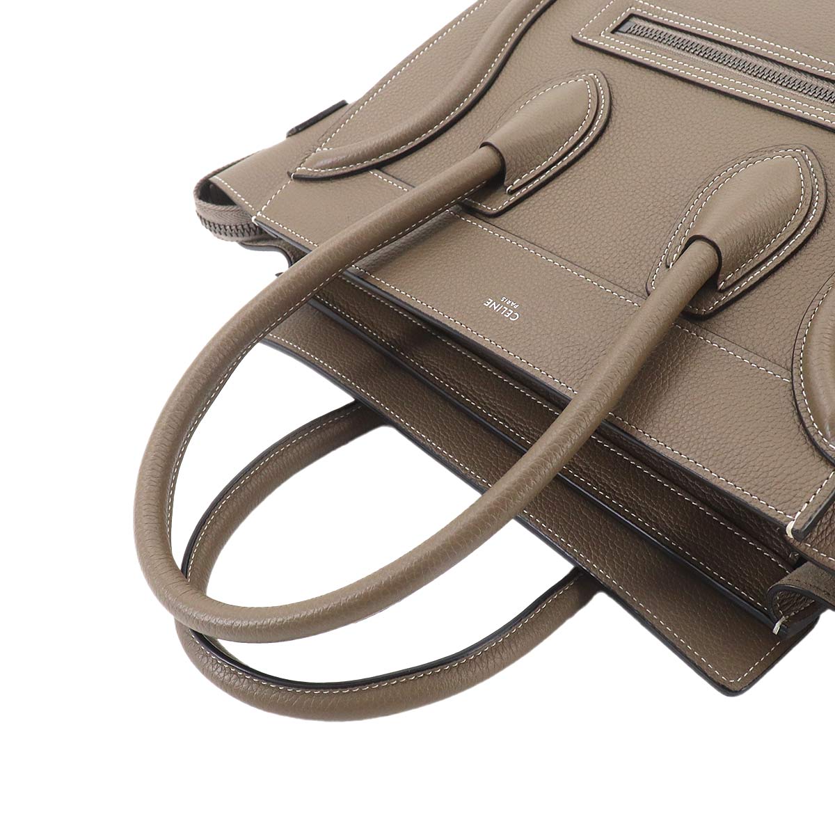 Luggage Micro Shopper Hand Bag Leather Souris 189793 Purse