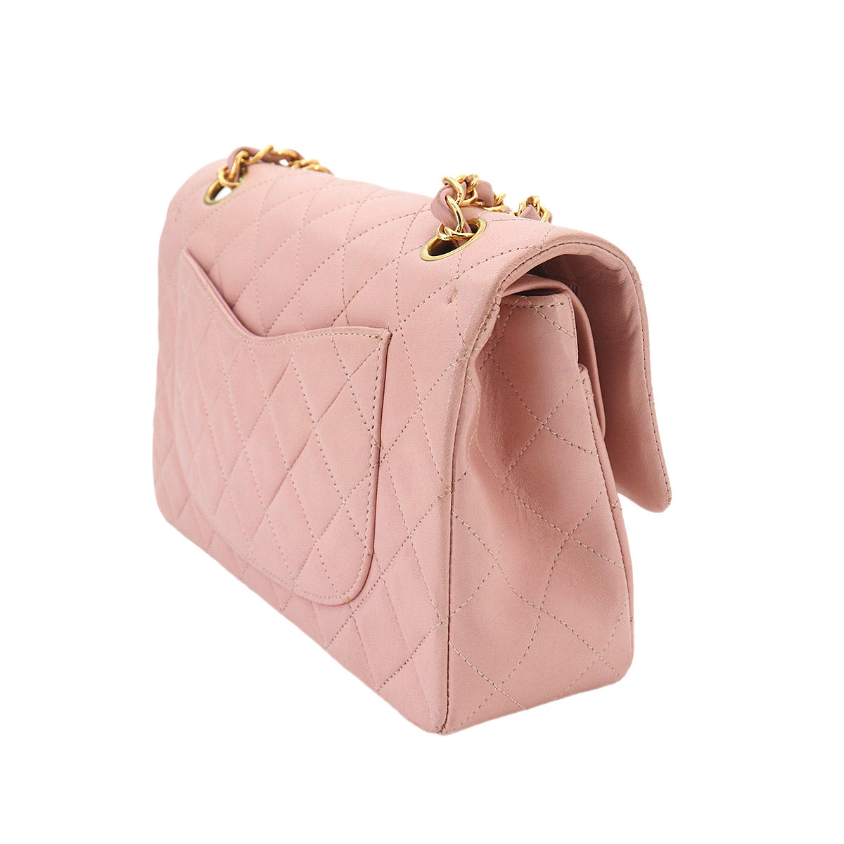 Matelasse 23 Chain Shoulder Bag Leather Pink A01113