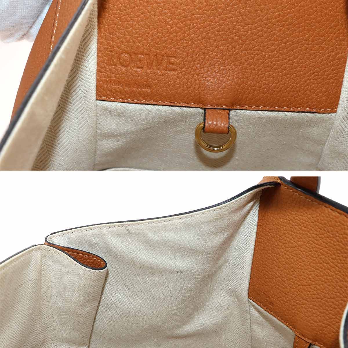 Hammock Small Hand Shoulder Bag Leather Brown Purse