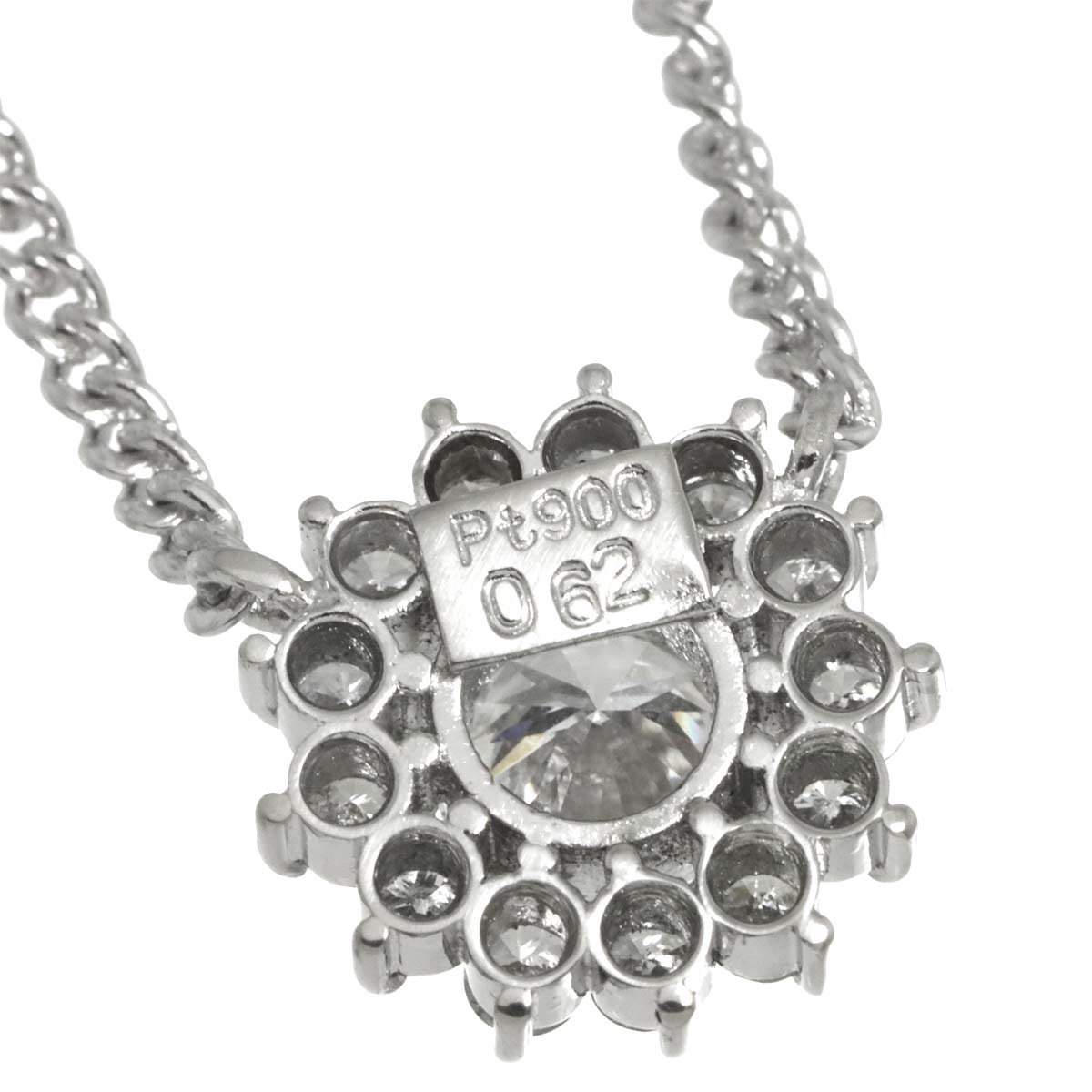 Diamond 0.62ct Necklace Pt Platinum