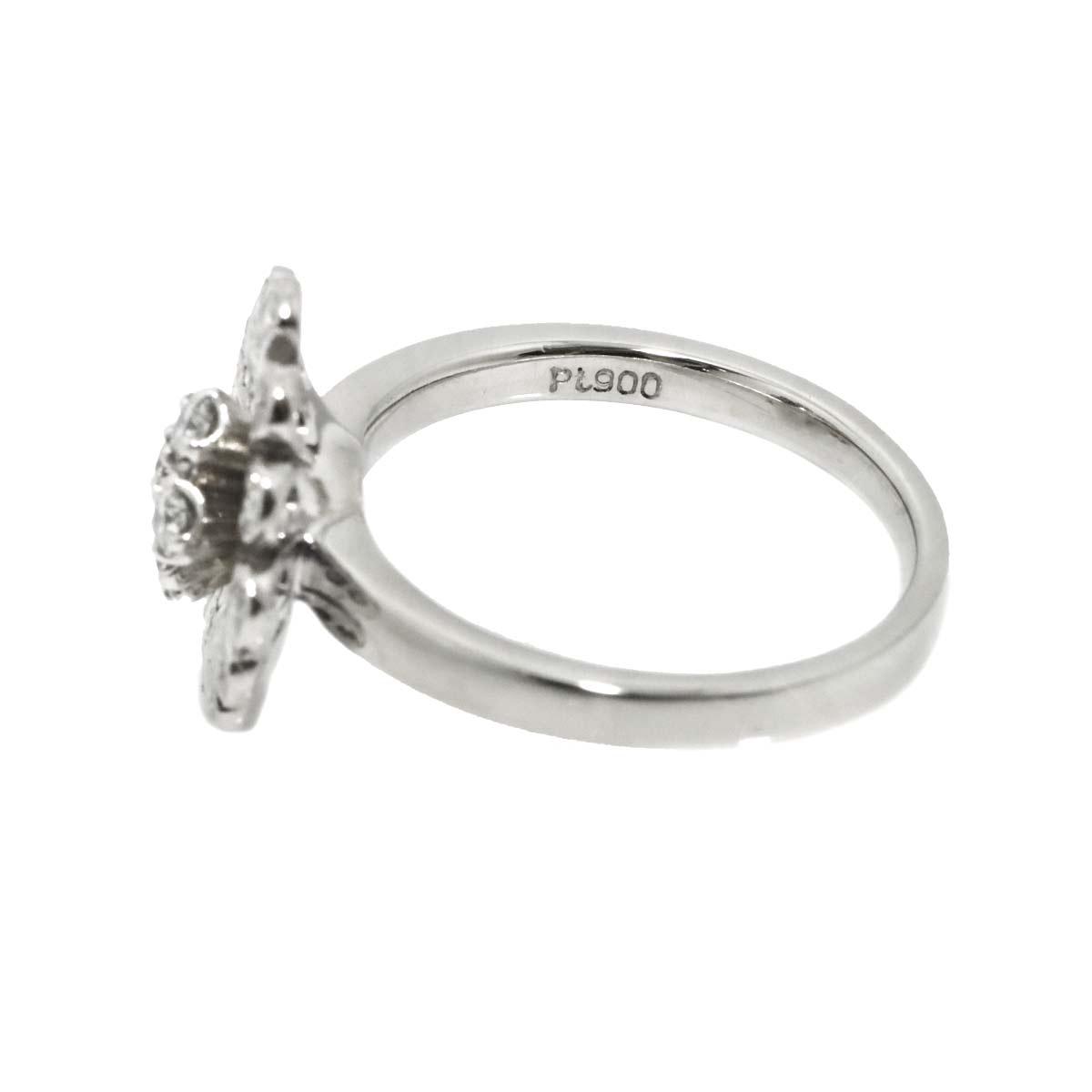 Diamond 0.41ct Ring Pt Platinum size6(US)