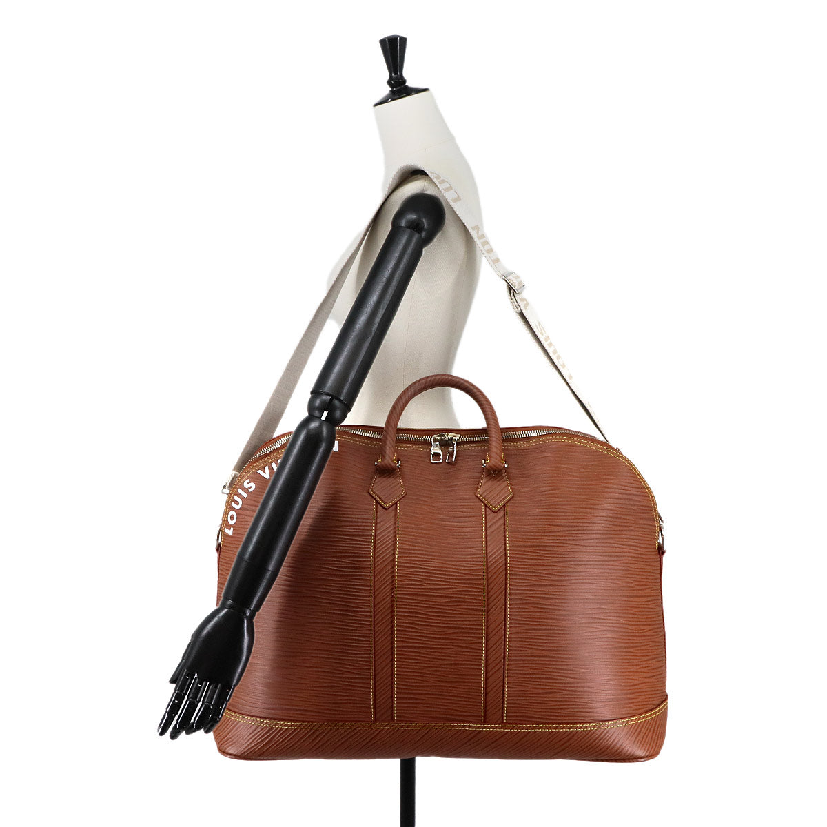 Epi XL Alma Travel GM Hand Shoulder Bag Cognac M23102