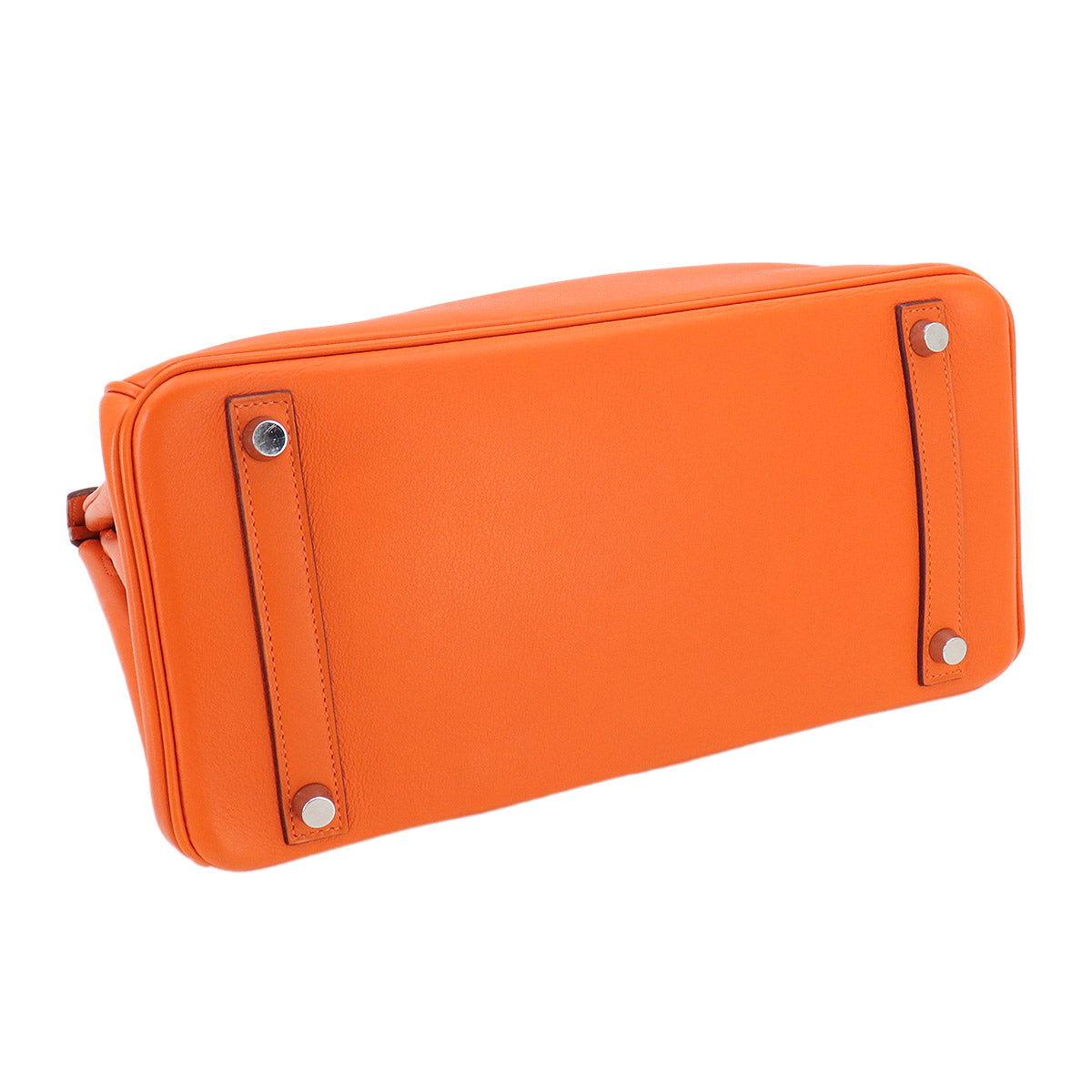 Birkin 30 Veau Swift Orange Hand Bag Purse