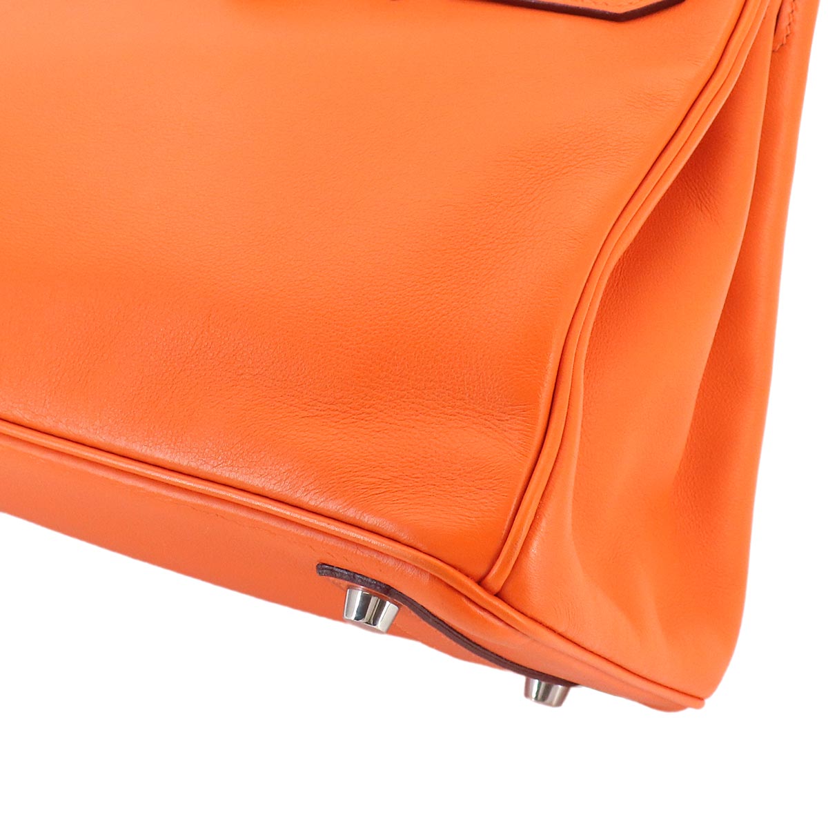 Birkin 30 Veau Swift Orange Hand Bag Purse