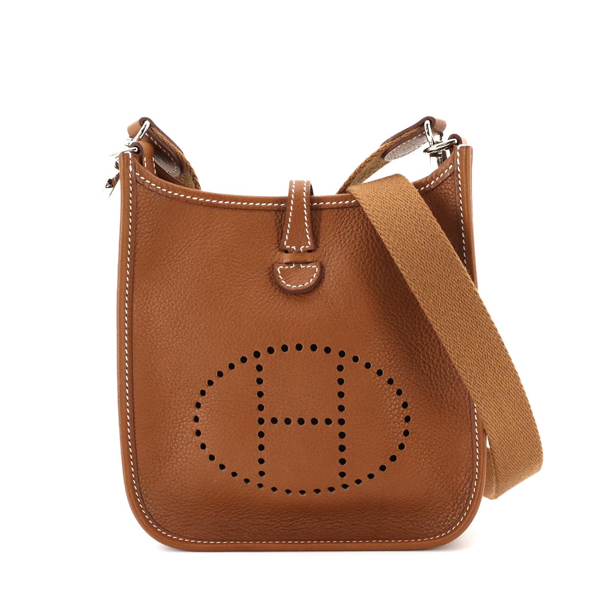 Evelyne Amazone TPM Shoulder Bag Barenia Faubourg Fauve