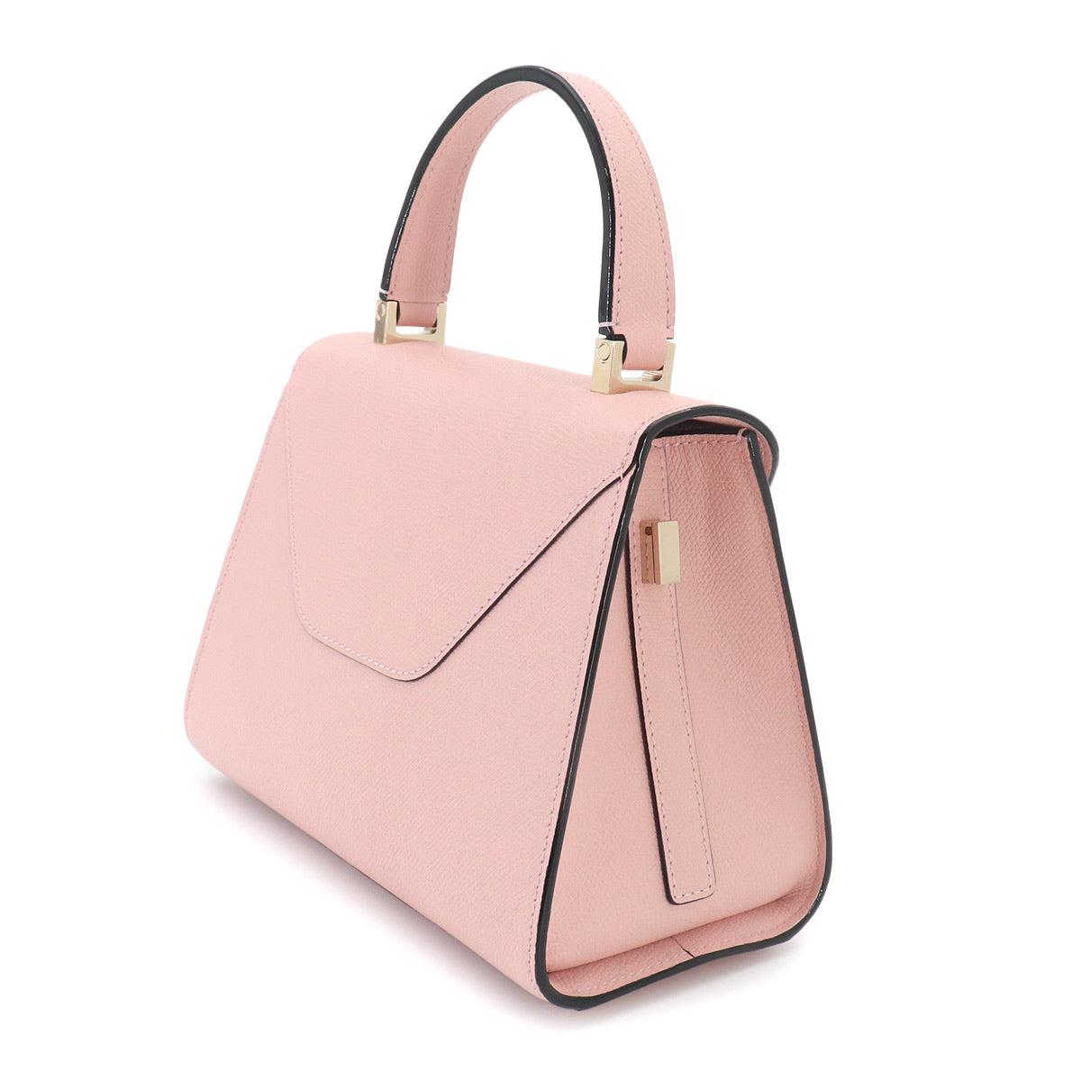 Mini Iside 2way Hand Shoulder Bag Leather Pink