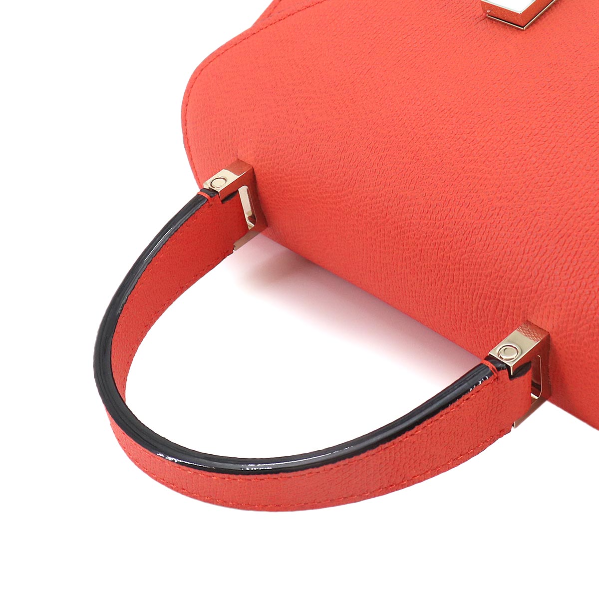 Mini Iside 2way Hand Shoulder Bag Leather Red