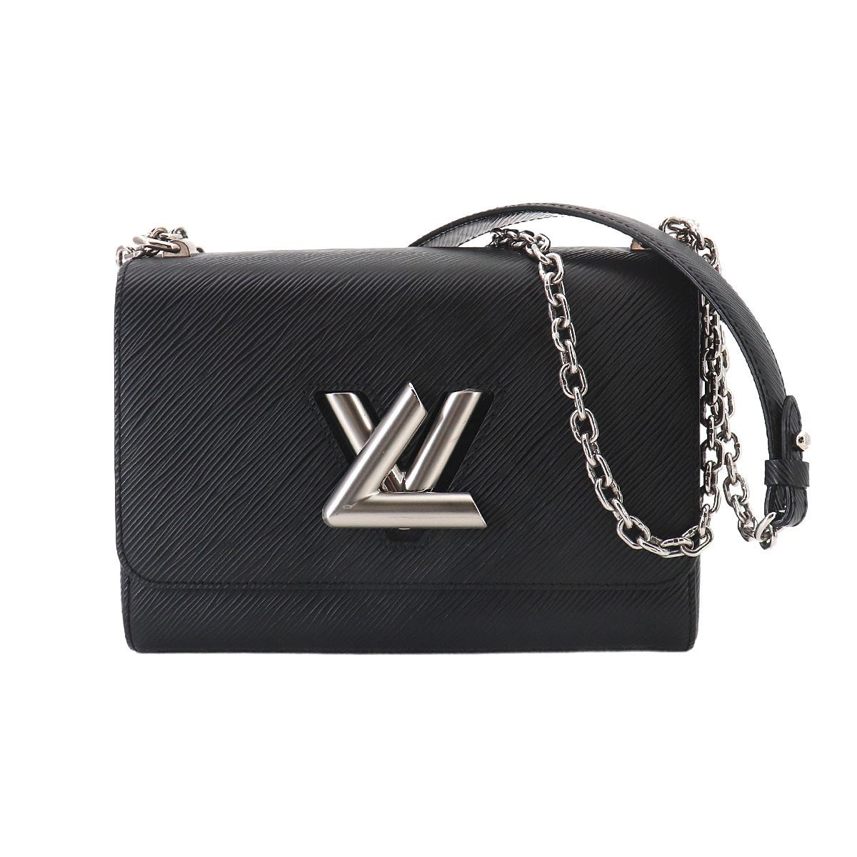 Epi Twist MM Chain Shoulder Bag Leather Noir M50282 Purse