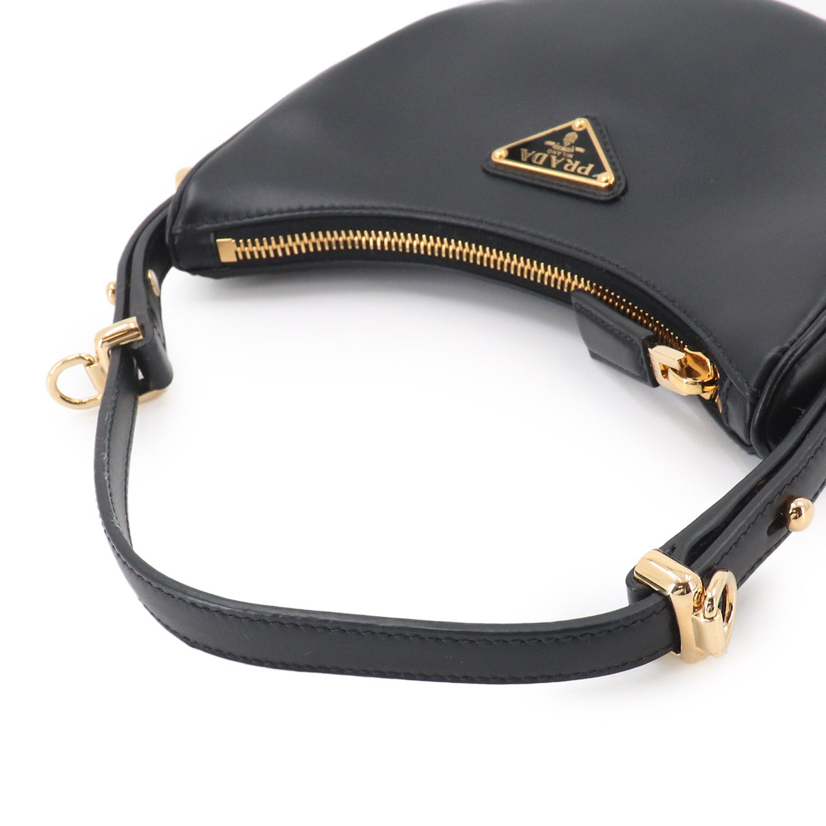 Arche Small Hand Bag Leather Black 1BC194 Purse