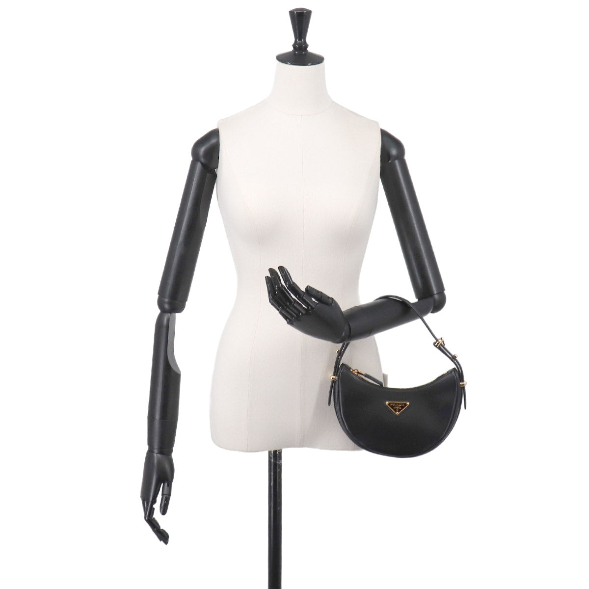 Arche Small Hand Bag Leather Black 1BC194 Purse