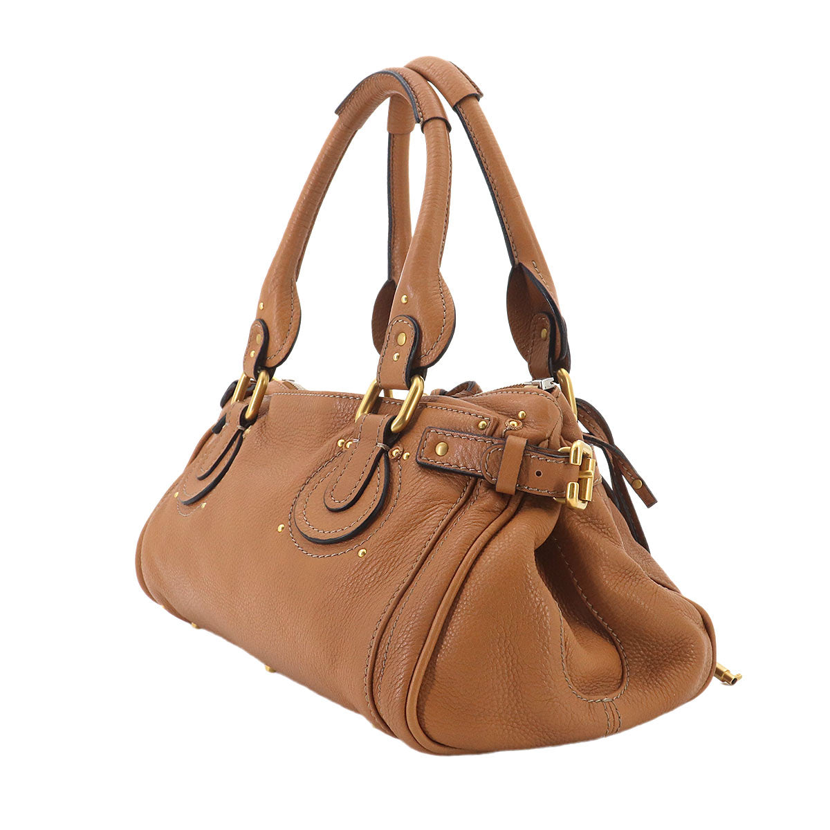 Paddington Hand Bag Leather Brown 7ESA02-7E422 Purse