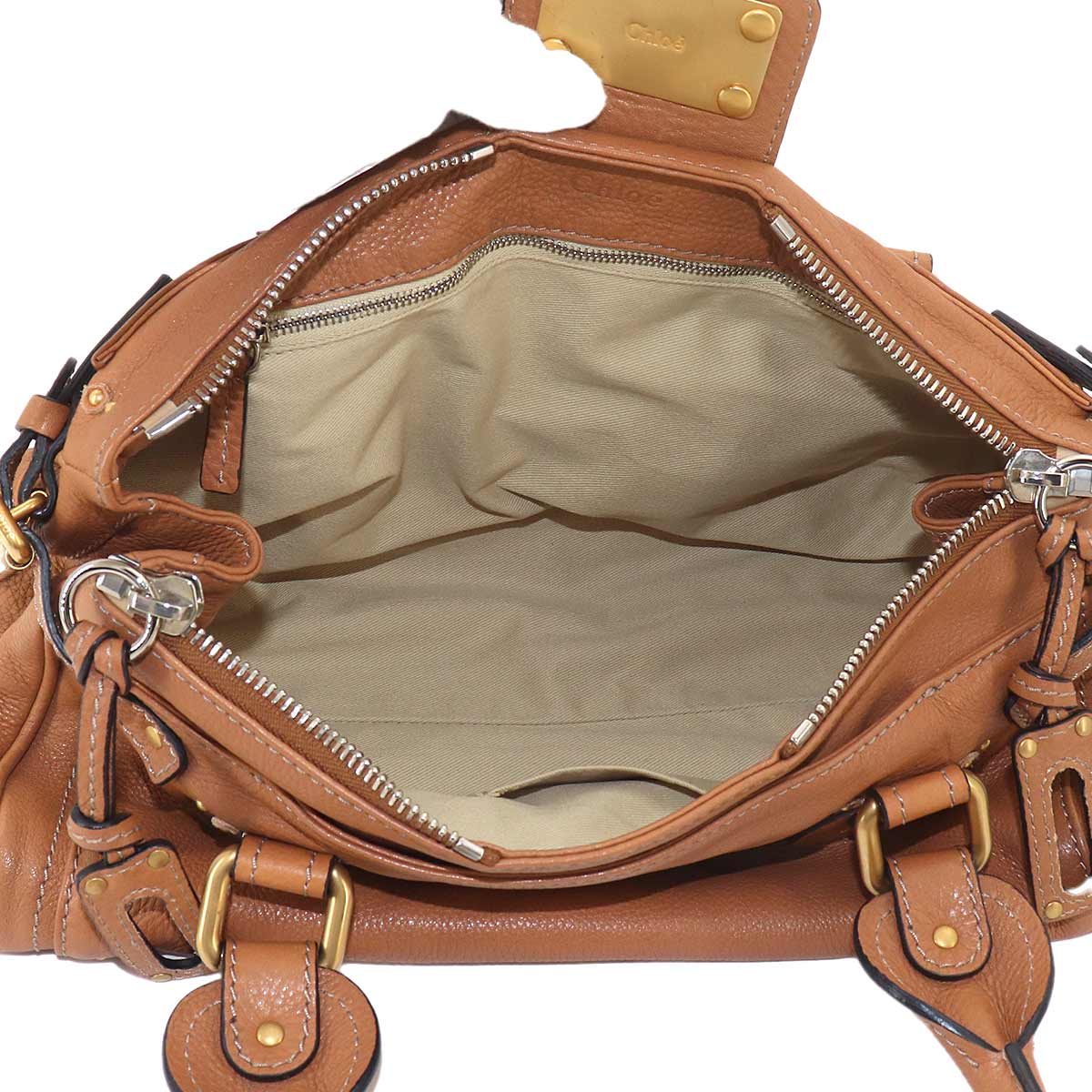 Paddington Hand Bag Leather Brown 7ESA02-7E422 Purse