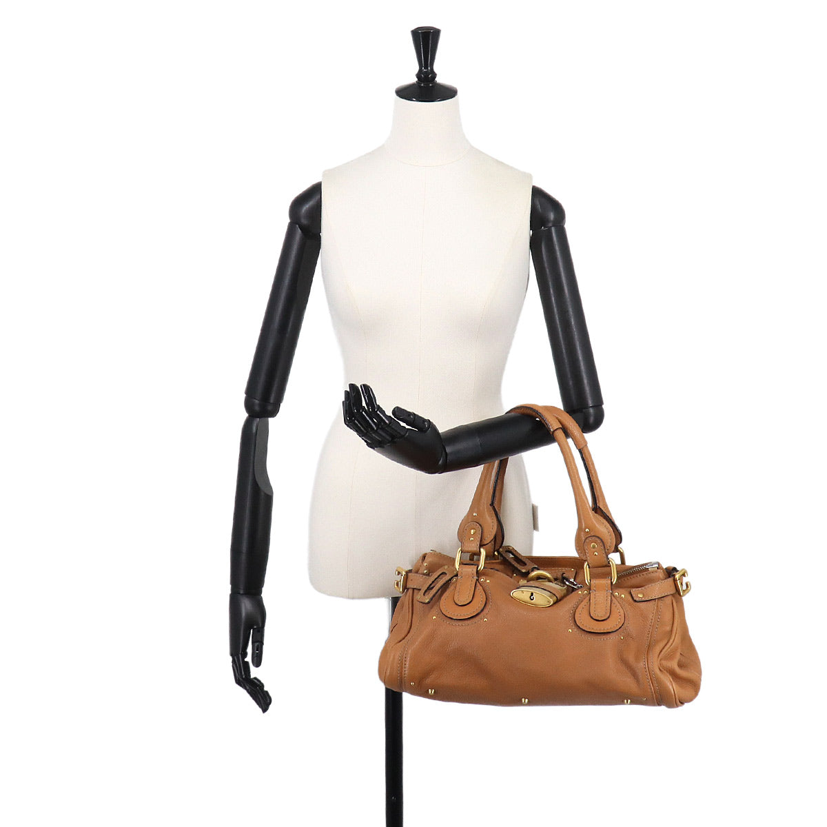 Paddington Hand Bag Leather Brown 7ESA02-7E422 Purse