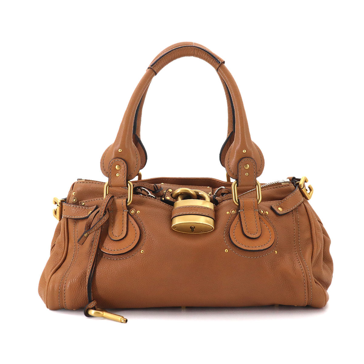 Paddington Hand Bag Leather Brown 7ESA02-7E422 Purse