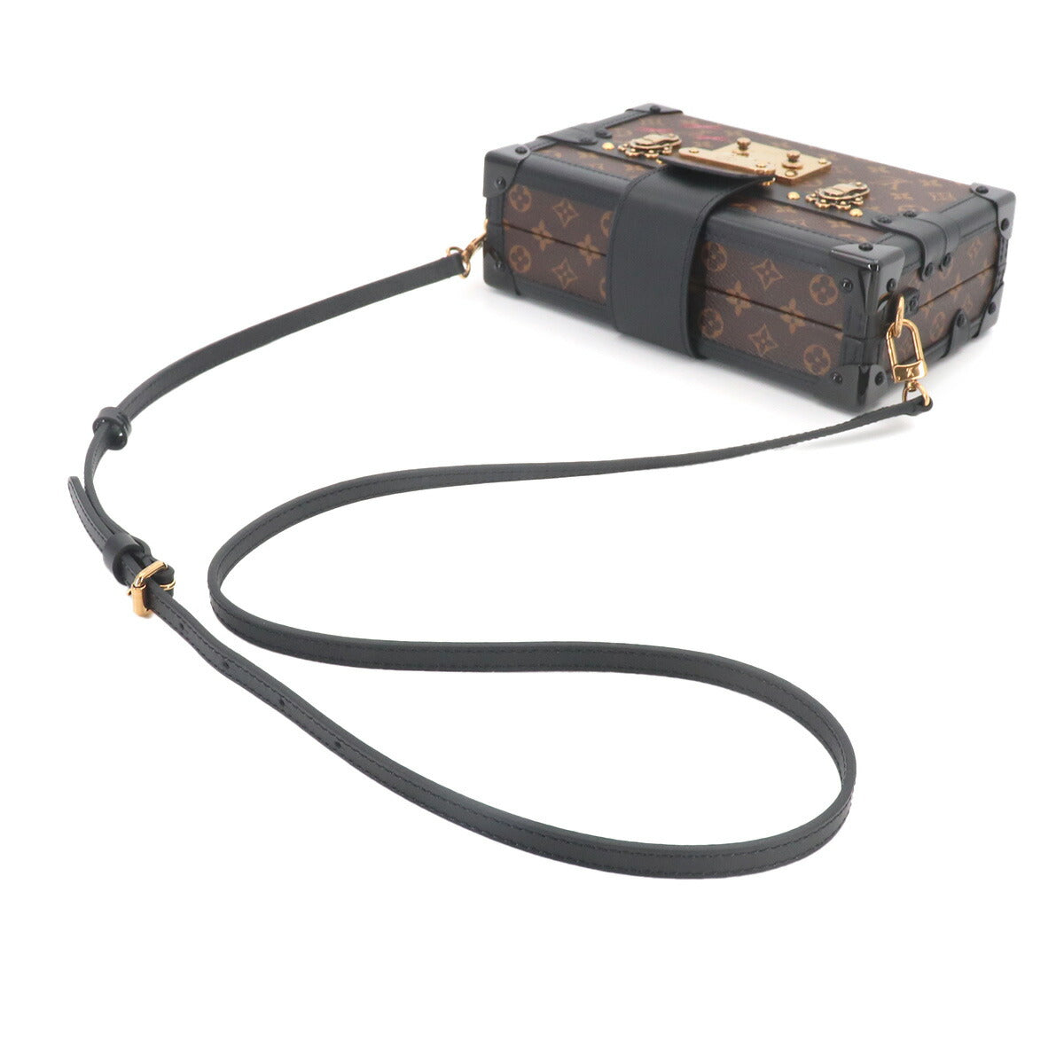 Monogram Petite Malle Shoulder Bag Brown M45943