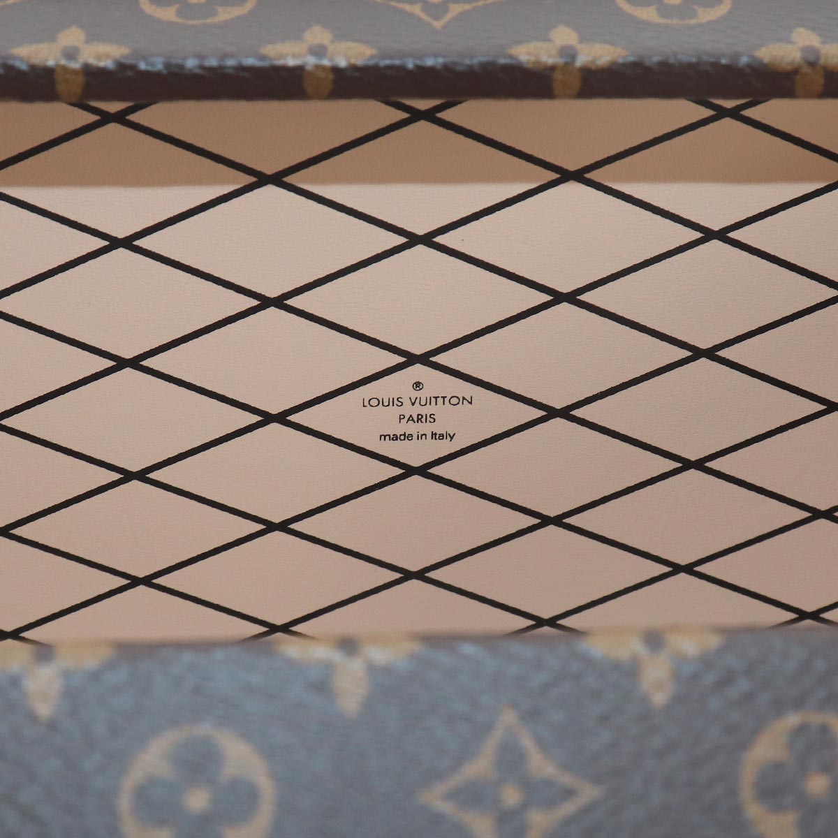 Monogram Petite Malle Shoulder Bag Brown M45943