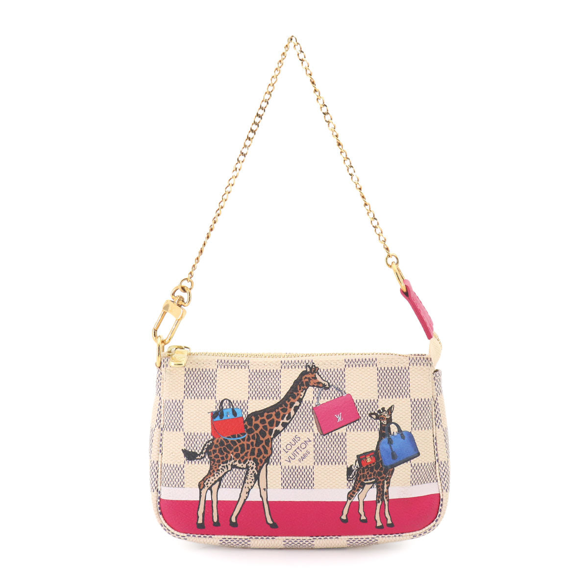Damier Azur Mini Pochette Accessoires Hand Bag N62200