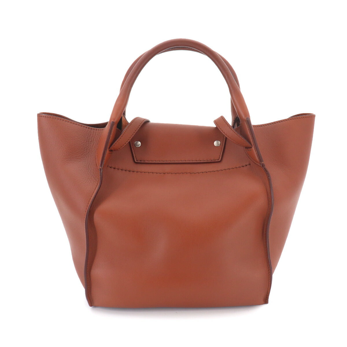 Big Bag Small With Longstrap Hand Shoulder Bag Leather Brown