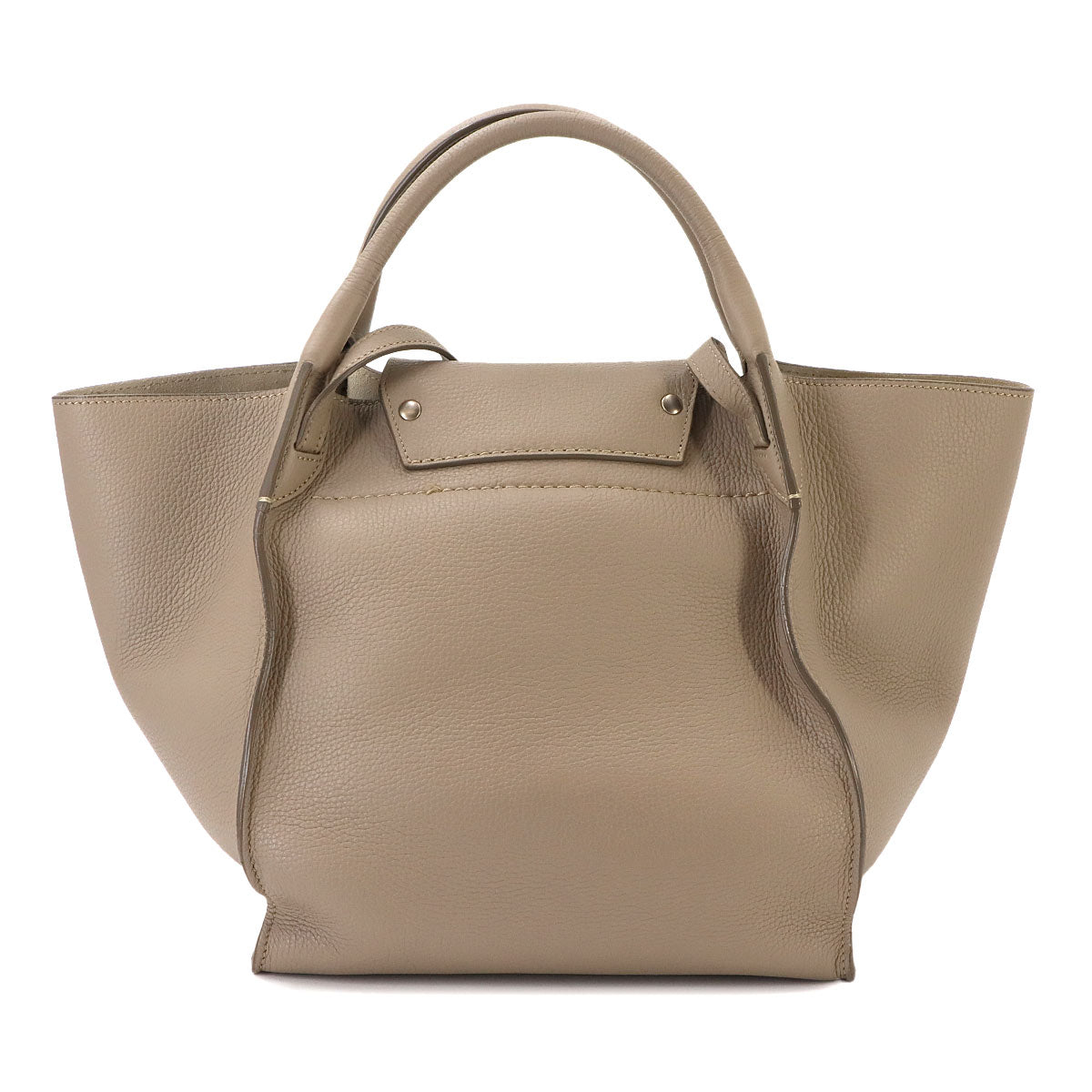 Big Bag Small With Longstrap Hand Shoulder Bag Leather Beige