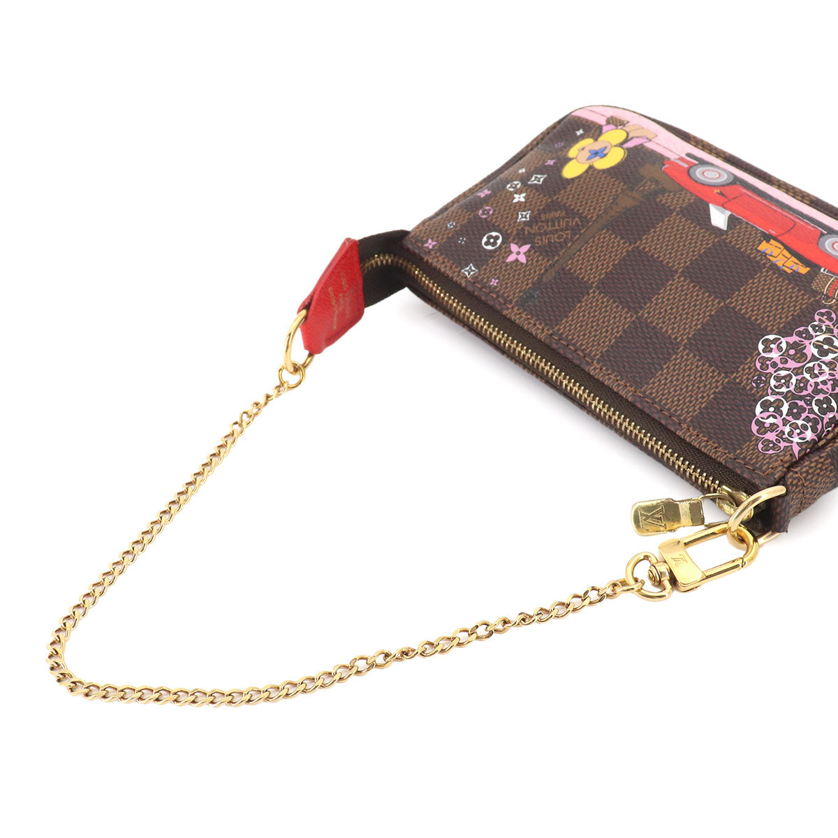 Vivienne Damier Mini Pochette Accessoires Hand Bag