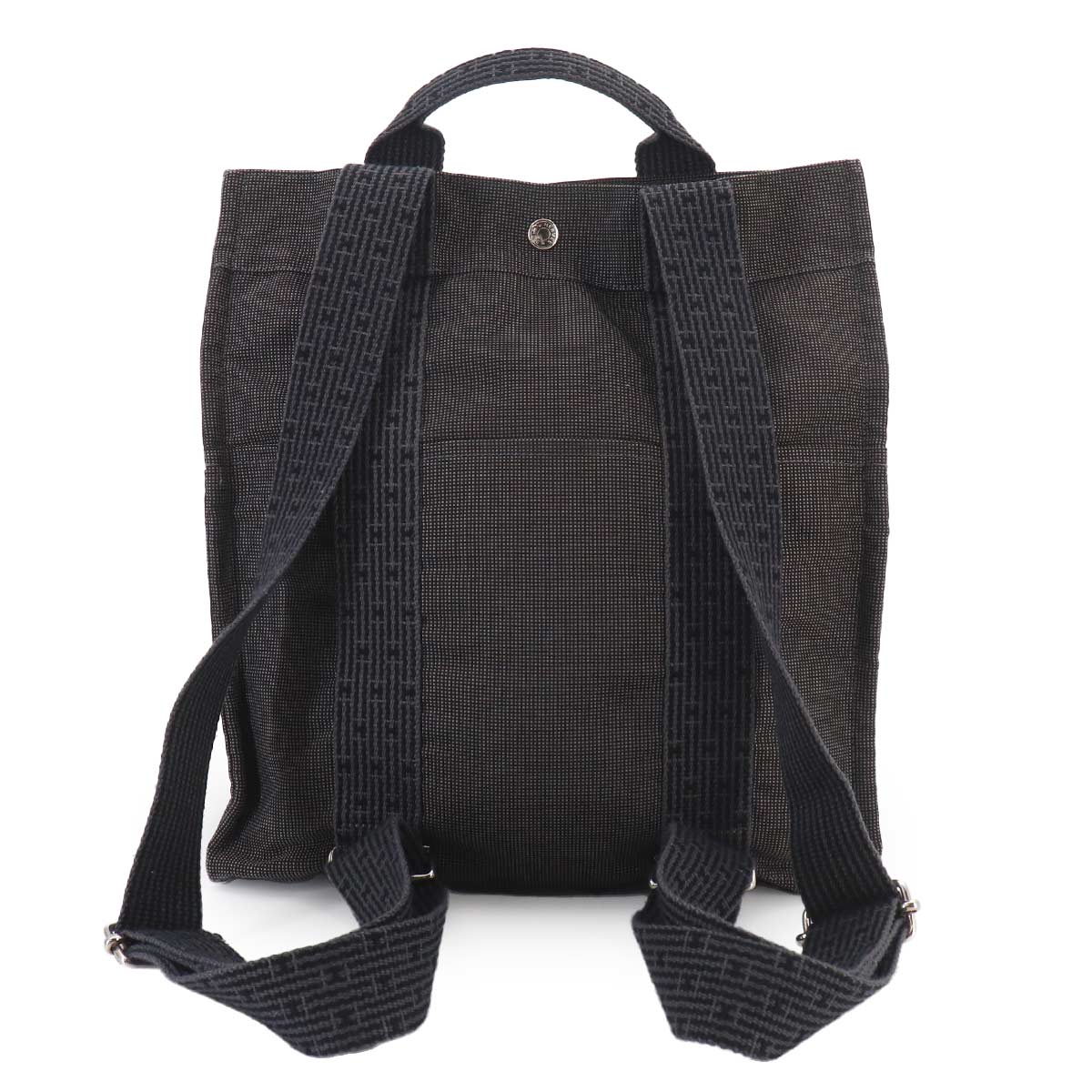 Her Line Ad MM Backpack Canvas Gray Purse