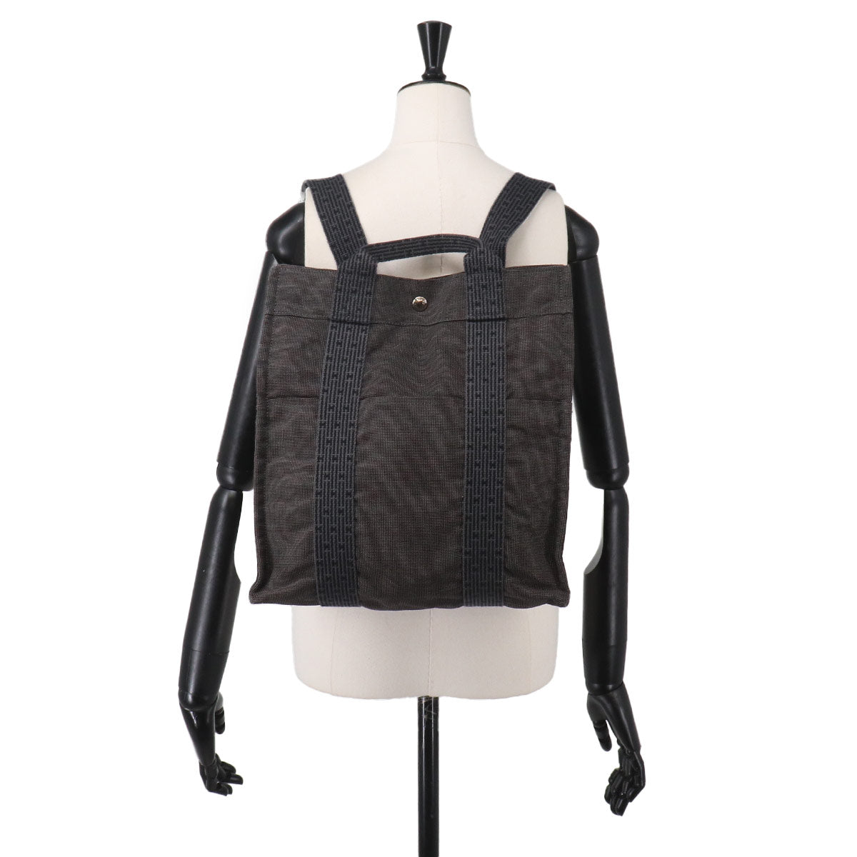 Her Line Ad MM Backpack Canvas Gray Purse